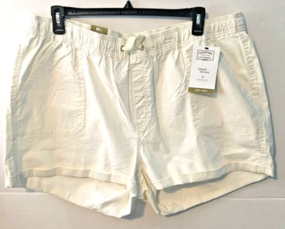 Levi Straus Signature Gold Women's Breezy Shorts 24 W37 Simply Stretch Cream NWT - Image 1 of 4