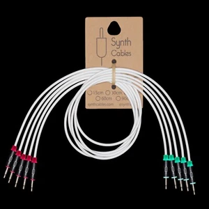 5 x LED CV Patch Cables - 15cm, 30cm, 60cm - Eurorack - visualise your patches - Picture 1 of 19