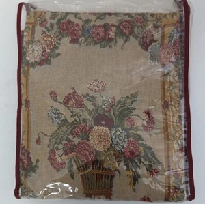 French Tapestry Wall Hanging La Roseraie Jacquard Roses Birds Garden 39.4x28.4 - Imagen 1 de 3