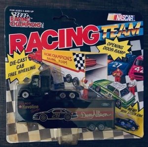 Racing Champions Davey Allison #28 Texaco Havoline 1992 1:87 Transporter W/Car - Picture 1 of 4