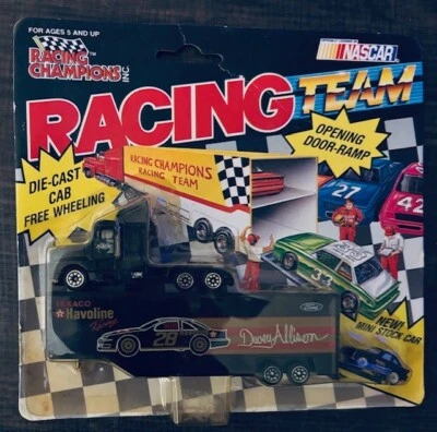 Racing Champions Davey Allison #28 Texaco Havoline 1992 1:87 Transporter W/Car - Image 1 of 4