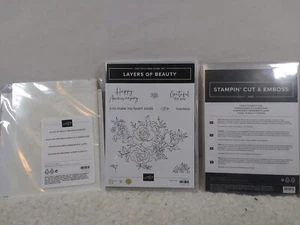 Stampin' Up "Layers of Beauty" Stamp, Dies, and Masks Bundle - Picture 1 of 1