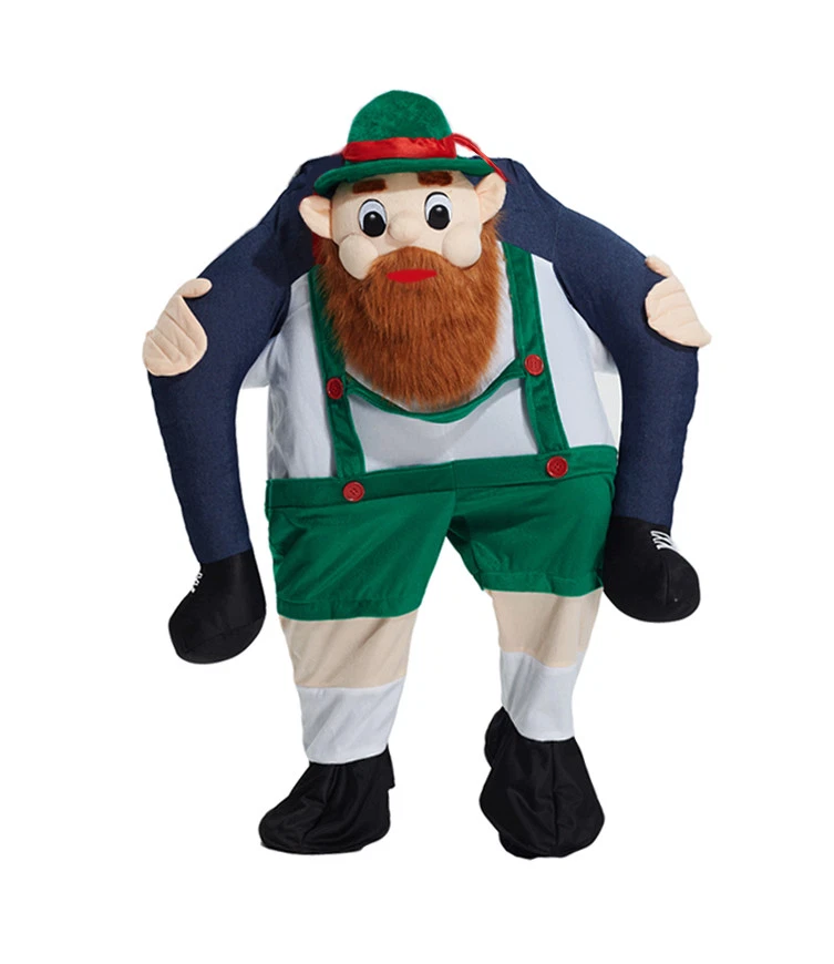 Adult Mascot Carry Ride On Oktoberfest Costume German Beer Bavarian Fancy Dress — 第 1/1 张图片