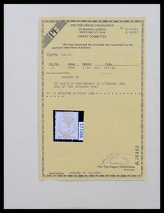 MALTA 1860-1989 Premium MNH MH Used w/ Specimen CERTIFICATE Stamp Collection - Picture 1 of 12
