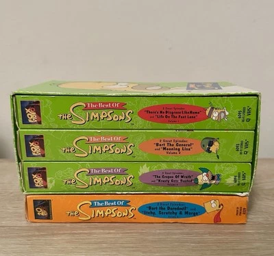 Simpsons The Best Of The Simpsons Volumes 1-3 & Volume 6 VHS Box Set Fox Video - Image 1 of 4
