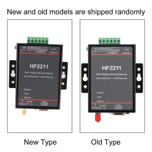 HF2211 Serial Server RS232/485/422 To WIFI - Ethernet DTU Network Communica ZC - Afbeelding 1 van 23