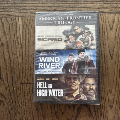 Sicario / Wind River / Hell Or High Water American Frontier Trilogy DVD New - Image 1 of 4