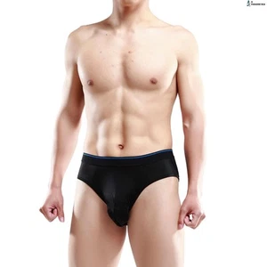 Calzoncillo Paradise Silk 100 % seda tejido para hombre cintura ancha liso talla S M L XL XXL - Imagen 1 de 13