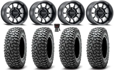 Method 409 15" Wheels Black (5+2) 32" RocScraper Tires Polaris Sportsman / RZR - Image 1 of 4