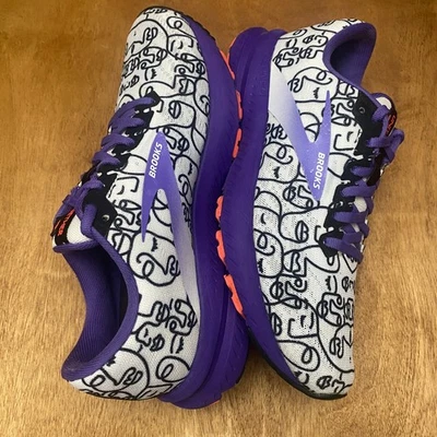 Zapatos para correr Brooks Launch 7 Empower Her Collection para mujer 7,5 B blanco púrpura Foto 1 de 4