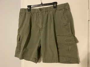 Tommy Bahama Relax Cargo Shorts Men’s XXL Military Green Elastic Drawstring 10" - Picture 1 of 7