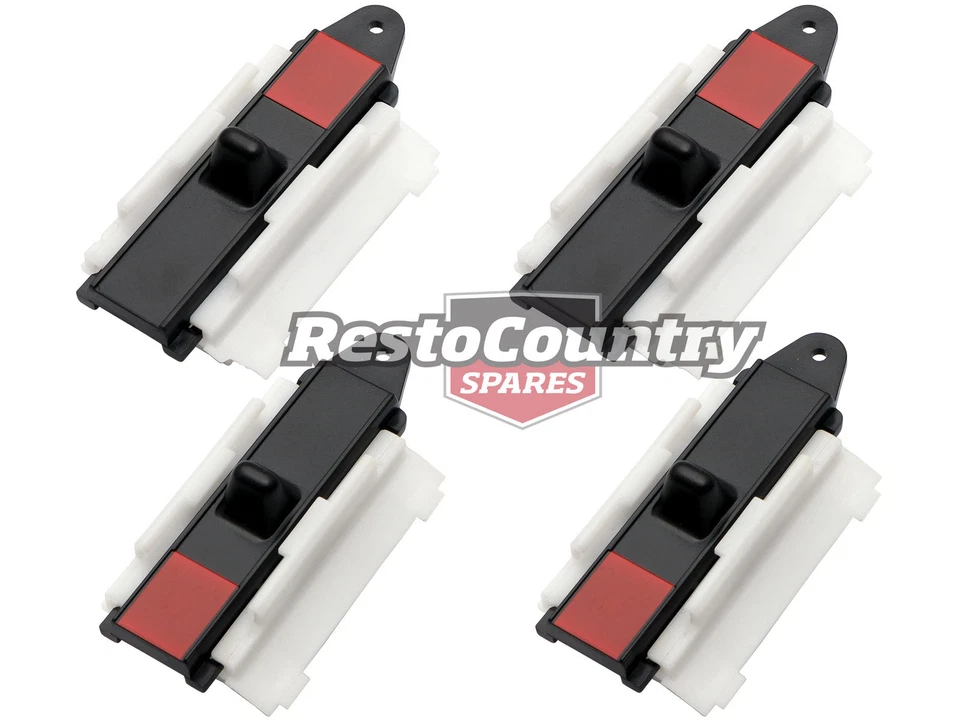 Holden Commodore Door Lock Sliders x4 Kit FRONT + REAR L+R VB VC VH VK VL - Image 1 of 1