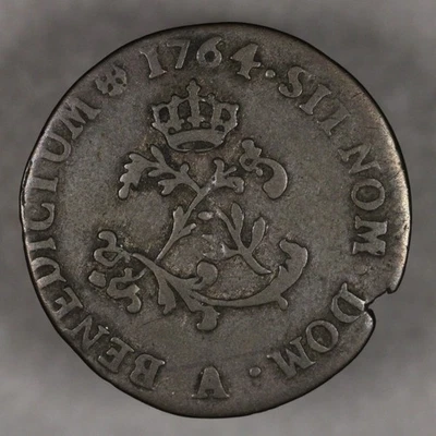 1764 A France French Colonies Sou Marque - Image 1 of 2