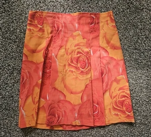 Vintage Girls Rue 21 Floral Skirt sz 10/12 - Picture 1 of 5
