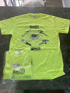 Camiseta STIHL Oficial POWERED Kombi Batería Amarilla Mediana OEM - Imagen 1 de 4