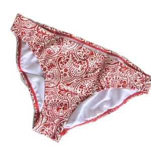 Boden Women's Bikini Bottom Red White Size US 6 Small UK 10 FR 38 NEW - Picture 1 of 7