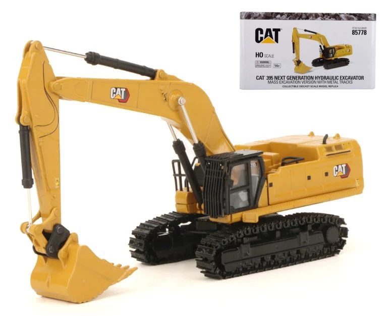 Modellino Diecast Master ruspa escavatore HYDRAULIC EXCAVATOR 395 scala 1:87 - Immagine 1 di 1