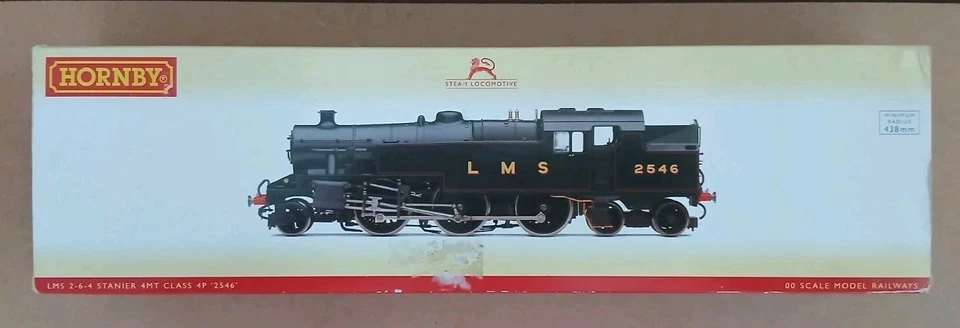 Pre Owned Boxed Hornby DCC Ready 00 Gauge 2-6-4 LMS Class 4MT Loco. Lot BK 093 - Image 1 of 4