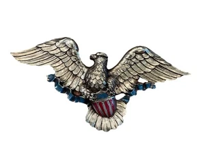 Syroco Bald Eagle Shield Hanging Plaque 5172 USA 22.5" Vintage Retro MCM 1966 - Picture 1 of 8