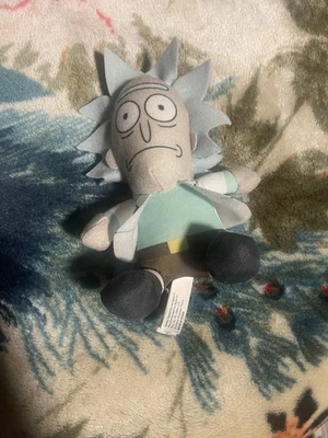 Boneca de pelúcia Rick and Morty Rick 6” brinquedo de natação adulto - Imagem 1 de 3