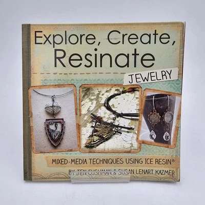 ICE Resin JEWELRY Making Explore Create Resinate Mixed Media Craft Book VG++ - Image 1 of 4