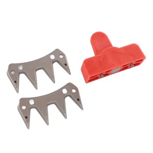 2x Sheep Shears Replacement Blade 4 Teeth Precise Cutting Efficient Stainles NEW - Afbeelding 1 van 12