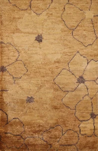 Modern Handmade Luxury Hand-Knotted Moroccan Wool Accent Rugs 5x7 ft - Picture 1 of 18