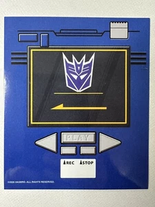 Vintage Harbor Transformers Decepticons ￼Bumper Sticker Vinyl Decal 4" - Picture 1 of 4
