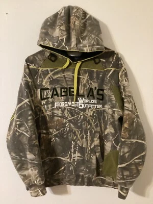 Cabela's Sudadera Camuflaje Sudadera con Capucha, Hombre Talla Grande Regular, Logo Bordado Foto 1 de 4