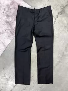 Emporio Armani Matt line Striped classic troursers pants size 50 Made in Italy - Picture 1 of 9