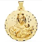 Pendant Gold 18k 750 Mls. Medal Virgin of The Carmen 42 MM 13,75 Grams P5002-342