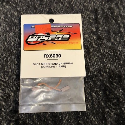 Racers Edge - RC6030 - SLOT MOD STAND UP BRUSH [ LONGLIFE 1 PAIR ] - Image 1 of 2