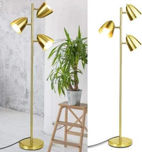 Tree Floor Lamp with Adjustable 3-Light Standing Tall Pole Lamps for Living Room - Picture 1 of 9