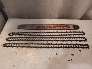 200GLHD176 Oregon 20" Power Lite Sprocket Nose Bar GLM holes 3/8 .050 & 3 Chains - Picture 1 of 24