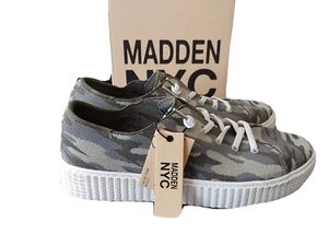 Madden NYC Sneaker donna platform mimetica glicerina taglie 8, 8,5,9, 10 - Foto 1 di 3