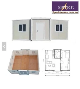 EXPANDABLE RELOCATABLE TRANSPORTABLE CONTAINER HOME - 3Bed ROOM - Picture 1 of 5
