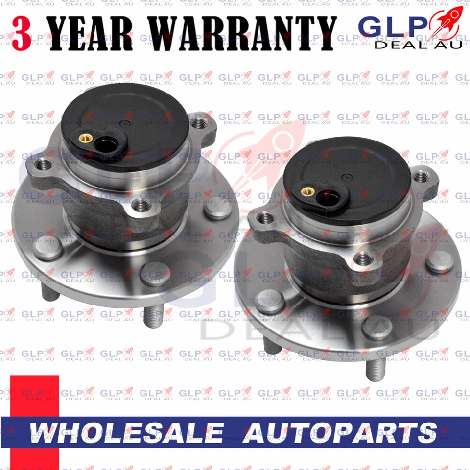 2PCS Rear Wheel Bearing Hub With ABS For 2003-2014 Mazda 3 BK BL Inc MPS & SP23 - image 1 of 4