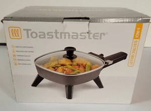 Toastmaster Nonstick Electric Skillet 6" Tempered Glass Lid Adjust Heat NEW - Picture 1 of 4