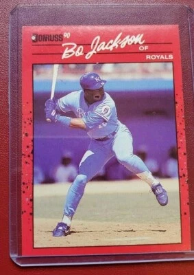 1990 Donruss Bo Jackson #61 Baseball Card Extremely Rare Error card*****  - Image 1 of 3