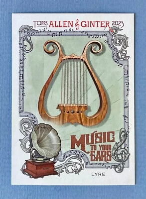 2023 Topps Allen & Ginter Lyre Music To Your Ears #MTYE-7 Insert - Image 1 of 2