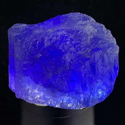 Impresionante piedra preciosa suelta azul vibrante áspero de tanzanita natural de 300 quilates certificada Foto 1 de 4