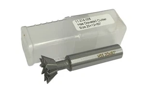 DOVETAIL CUTTERS VARIOUS SIZES 3/8" - 1" 45° & 60° MILLING CUTTER FROM RDGTOOLS - Picture 1 of 17