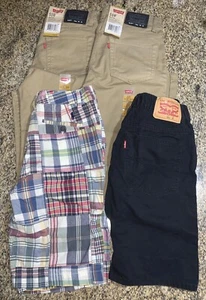 Polo Ralph Lauren Sz 18 & Levi’s Boys’ Shorts Sz 16, Boys’ Pants Sz 16 Lot of 4 - Picture 1 of 12