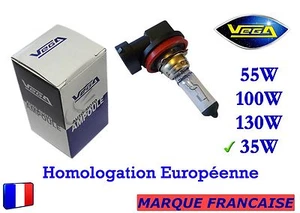 ► Ampoule Halogène VEGA® "MAXI" Marque Française H8 35W Auto Moto Phare Avant ◄ - Imagen 1 de 1