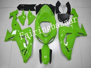 Kit de carenado para carrocería verde brillante 2006 07 ZX10R verde brillante negro - Imagen 1 de 7