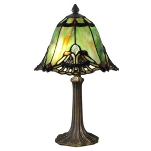 Pemberly Row 16"H x 10"W x 10"D Contemporary Green Accent Lamp - Picture 1 of 1