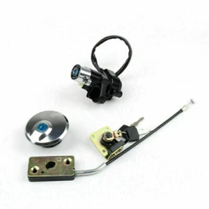 Ignition Switch Lock+ Fuel Gas Cap Key Set For Suzuki GZ125 98-03 GZ250 99-11 SL - Picture 1 of 4