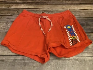 Vans Off The Wall - Red Small Shorts - Sweatshorts Skater Surfer Retro SoCal - Picture 1 of 11