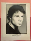 Rupert Evans, Chamed , original vintage talent agency headshot photo w/Credits 