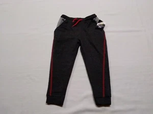 Body Glove Performance Joggers Boys Sz-4 Drawstring Dk Gray W/Red NWT - Picture 1 of 5